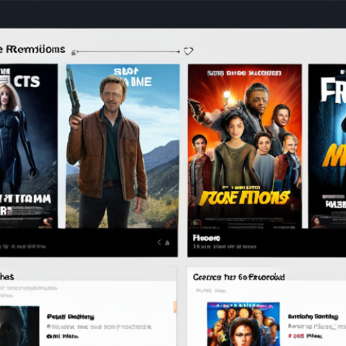 Home 14 **A user interface showcasing personalized recommendations for movies on a streaming platform, highlighting how collaborative filtering connects users with similar tastes to suggest relevant thrillers and science fiction films.** (Focus: Collaborative and content-based filtering in movie recommendations)